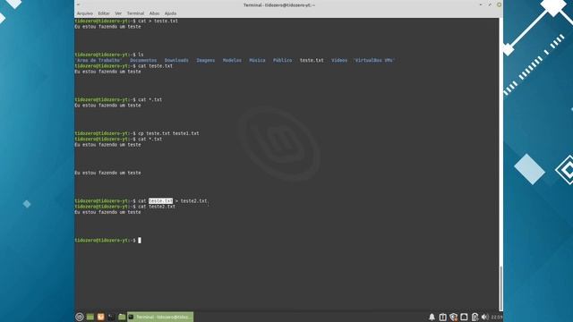 COMO USAR O COMANDO CAT NO TERMINAL LINUX смотреть онлайн