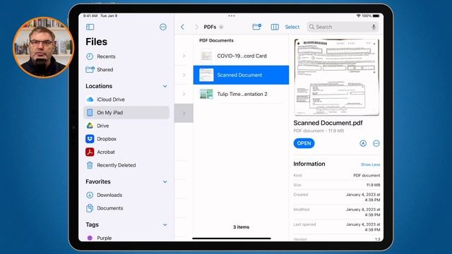 Scan Documents with the Files app and Lock it as a DPF смотреть онлайн
