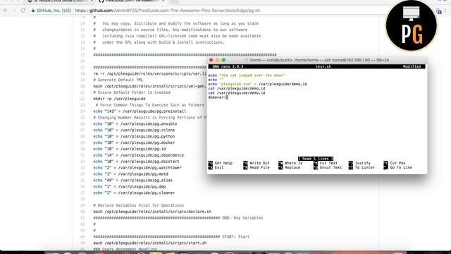 PlexGuide: (Basics) Create & Execute Scripts /w Variable Control смотреть онлайн