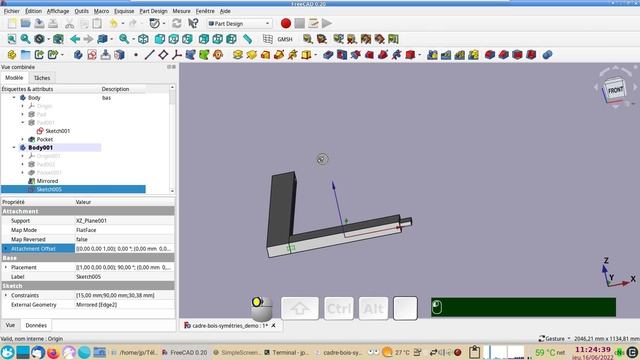 FreeCAD 0.20 débutants : Un cadre en bois pour les menuisiers (amateurs) смотреть онлайн