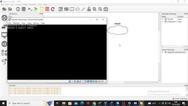 Akses Mikrotik CHR didalam GNS3 dengan winbox pada Windows 10 смотреть онлайн