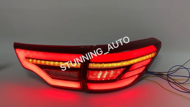 Фонари задние Toyota Highlander 2014+ красные смотреть онлайн