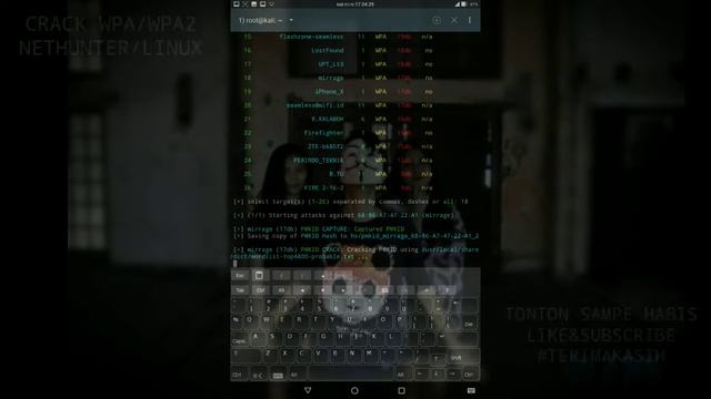 '' extraordinary !! Crack wpa / wpa2 with pmkid using hashcat without the driver in nethunter '' смотреть онлайн