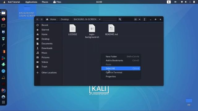 Kali Linux - Change Login Screen Background смотреть онлайн