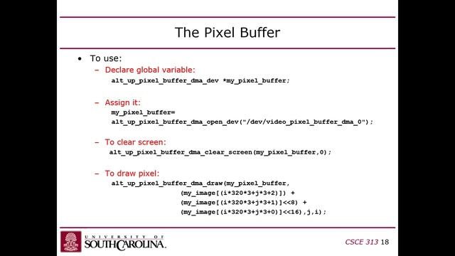 CSCE 313 Lecture 4: Video Out and Image Transformation смотреть онлайн