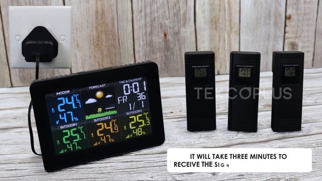 TK289PLUS Wireless Weather Station with Colored screen display смотреть онлайн