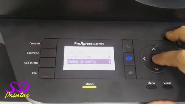 Exportar e importar configuração de scanner na impressora SAMSUNG M4070 смотреть онлайн