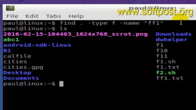 How to find a file in Bash смотреть онлайн