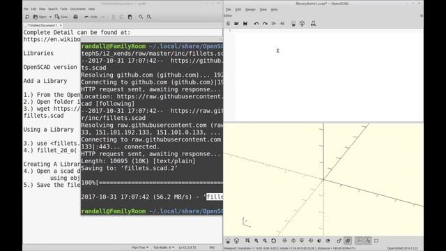 OpenSCAD - Using Libraries for better code re-use. смотреть онлайн