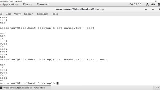 Complete Linux Training in Urdu/Hindi: Lesson # 14 Pipe, Grep and Sort Command смотреть онлайн