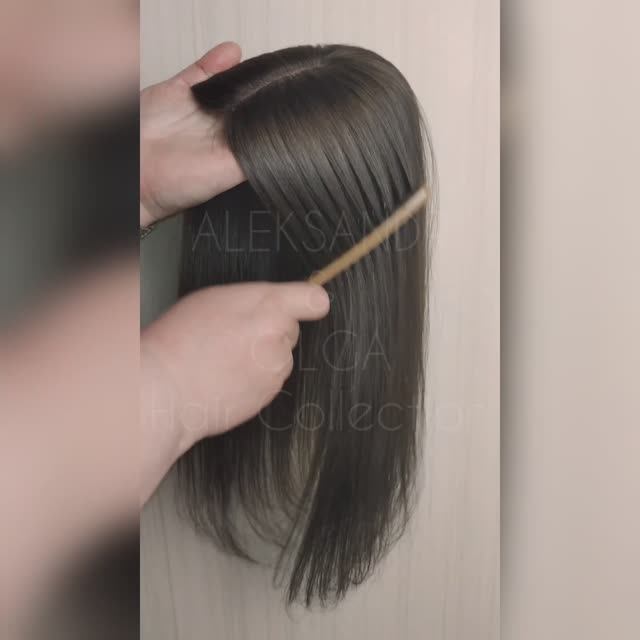 Теменная НАКЛАДКА - на шёлке (с имитацией кожи головы) #натуральнаянакладка #теменнаянакладка смотреть онлайн