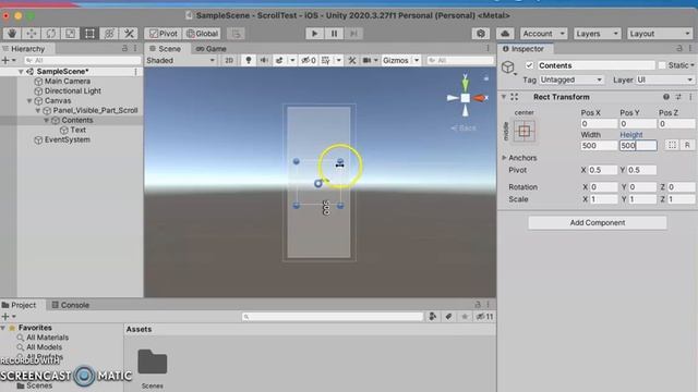 Using Scrolling in a Unity Scene смотреть онлайн