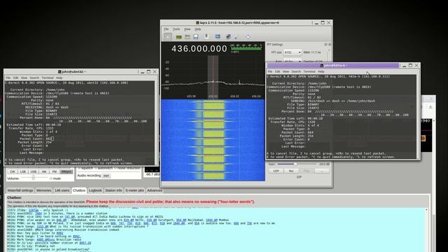 Testing E32-DTU 433T30D LoRa in transparent serial bridge mode смотреть онлайн