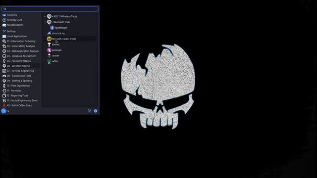 كورس كالي لينكس كامل , Kali Linux Apps Menu _5 смотреть онлайн
