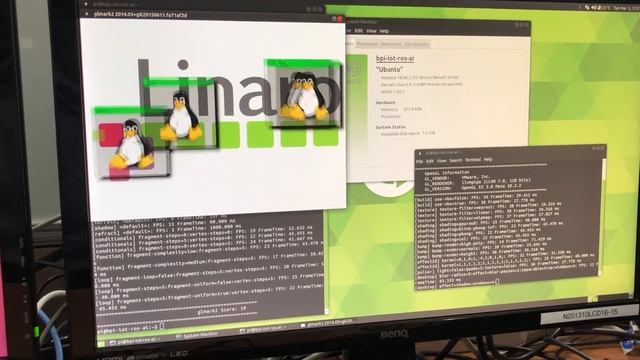 Banana Pi BPI-M4 runs Ubuntu 18.04.2 with glmark-es2 (LLVM, SW mode) смотреть онлайн