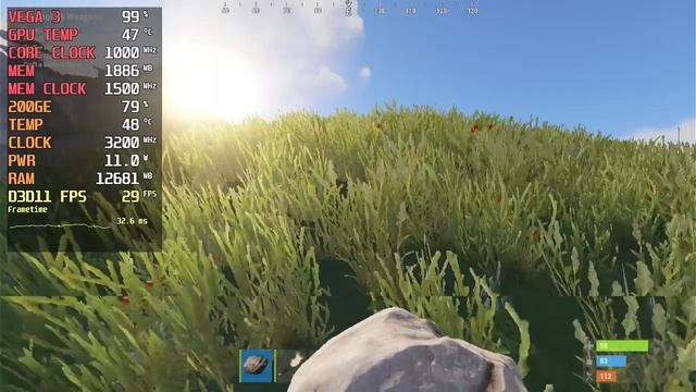 Rust | Athlon 200GE | VEGA 3 | 16GB RAM смотреть онлайн