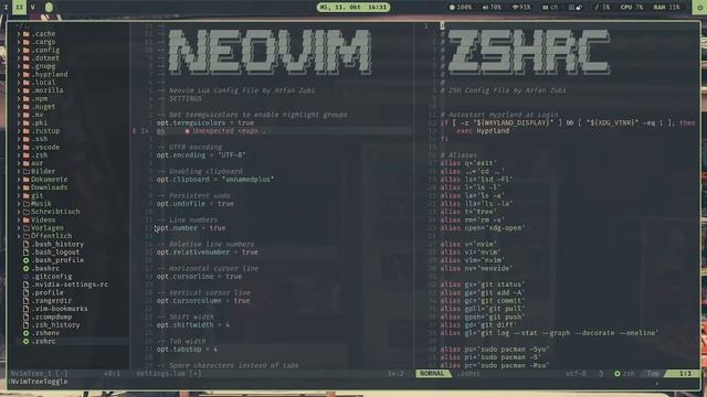Arch Linux Hyprland - Everforest Rice смотреть онлайн