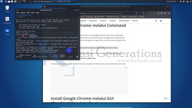 Cara Install Google Chrome di Kali Linux смотреть онлайн