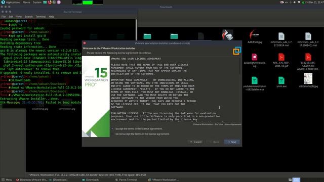 install VMware (virtual machine) on Linux -Parrot OS смотреть онлайн