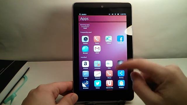 Ubuntu Touch developer preview on Nexus 7 (Greek) смотреть онлайн