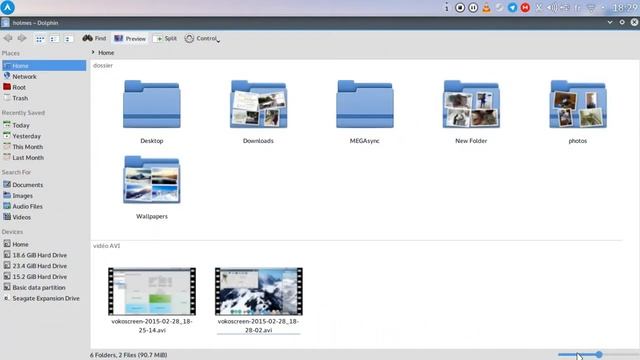 Archlinux KDE 4.14.5 смотреть онлайн