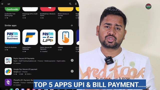 Top UPI Apps in india | Sabse Accha UPI App Kaun Sa hai | Best UPI Payments Apps in India 2024 смотреть онлайн
