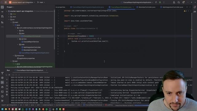 How to use a Fixed Rate Scheduler or Cronjob in Java / Spring смотреть онлайн