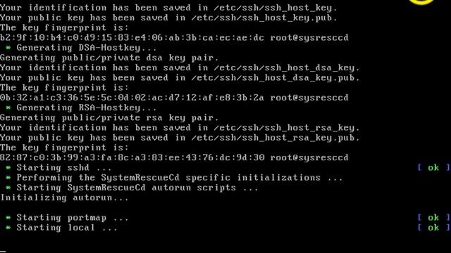 Linux SystemRescueCD - podmiana plików смотреть онлайн