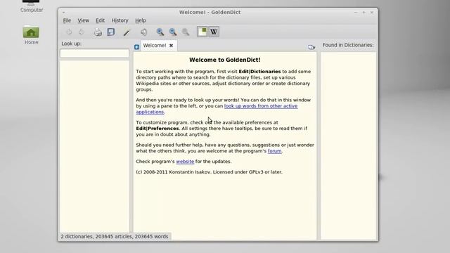 GoldenDict ( An English Dictionary) For Linux Mint Or Ubuntu
