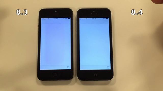 iOS 8.4 (Final) vs iOS 8.3 on iPhone 5 смотреть онлайн