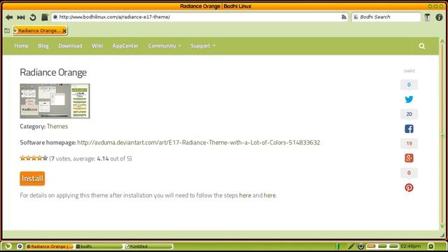 Bodhi Linux 3.1.0 Moksha masaüstü смотреть онлайн