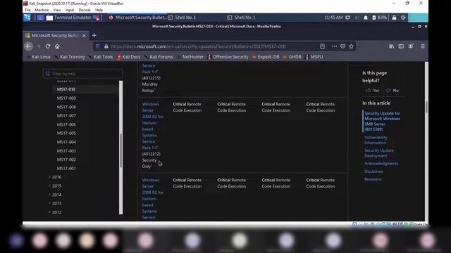 Metasploit Framework එකෙන් Eternalblue (CVE 2017-0144) vulnerability එක simulate කරමු смотреть онлайн