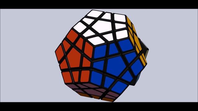 Megaminx Model and Solve | Solidworks Render смотреть онлайн