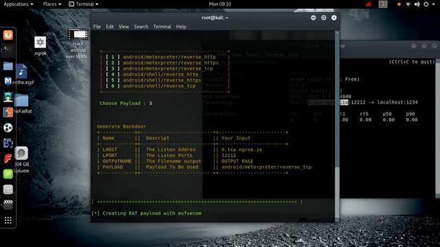 Hack any Android over internet through mobile hotspot & installation of fatrat смотреть онлайн