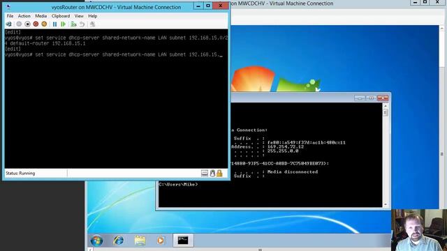 VYOS Setup DHCP Server