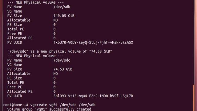 Membuat Logical Volume Group di Linux Ubuntu смотреть онлайн
