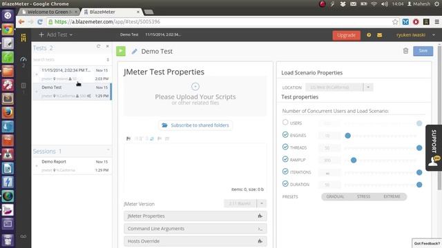 JMeter Testing with Blazemeter Chrome Extension смотреть онлайн