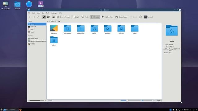 Checking out Netrunner 18.03 KDE смотреть онлайн