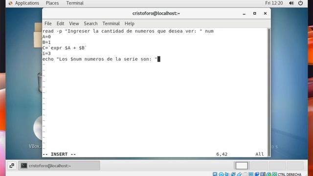 SERIE DE FIBONACCI CON WHILE EN BASH SCRIPT LINUX смотреть онлайн