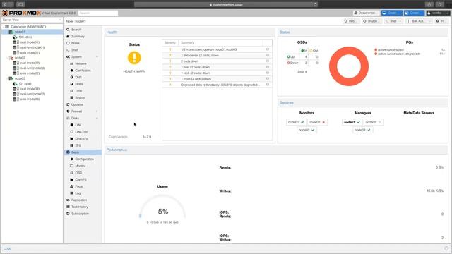 Ceph com Proxmox (3 DataCenters) - Parte 1 смотреть онлайн