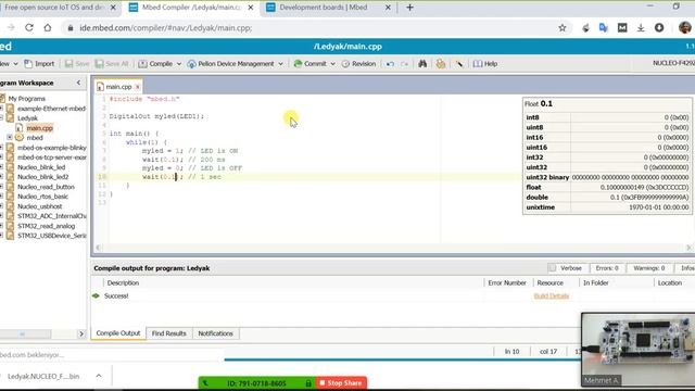 STM32 os.mbed #Ders12 смотреть онлайн