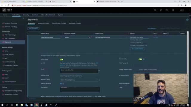 VMware NSX-T - Playing around with VLAN Backed Segments and Distributed Firewall смотреть онлайн