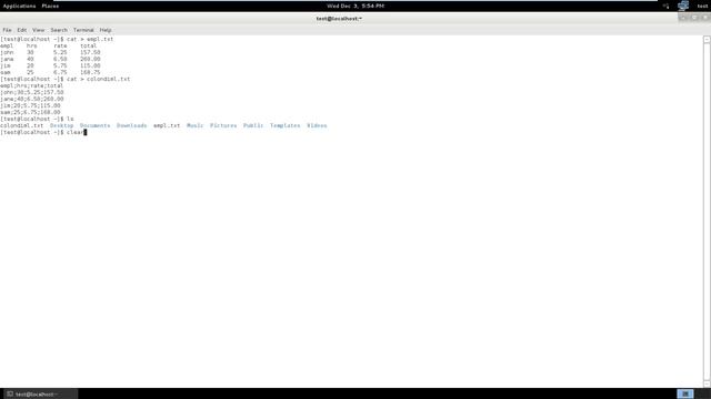 Linux for beginners part 7 cut and paste command смотреть онлайн