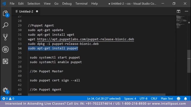 Puppet Installation | Puppet Installation on AWS | Intellipaat смотреть онлайн