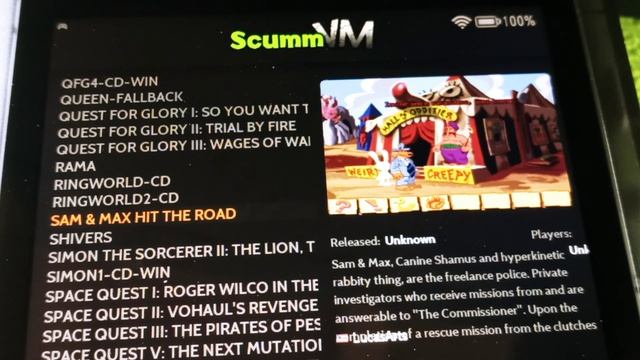 Anbernic RG351V 351ELEC Ghettofinger Time Machine ScummVM Tour! смотреть онлайн