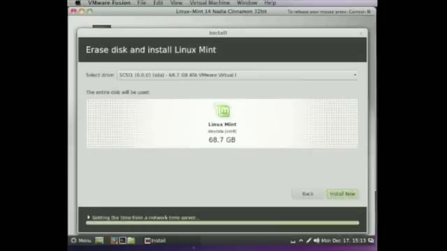 Installation Steps for Linux Mint 14 Cinnamon on VMware Fusion 5 смотреть онлайн
