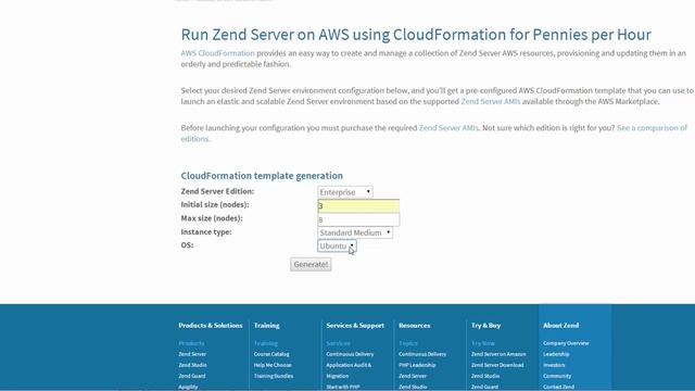 Setting Up a Zend Server Cluster Using AWS CloudFormation смотреть онлайн