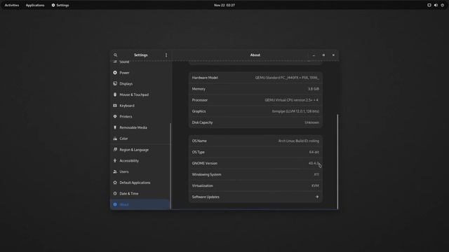 ARCH-LINUX COM AMBIENTE GNOME SHOW!!! смотреть онлайн