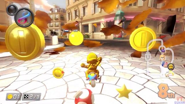 Mario Kart 8 Deluxe - All Booster Pack Wave 1 DLC Tracks смотреть онлайн