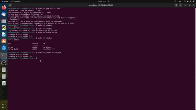 Mise en place d’un pare-feu avec UFW sur Ubuntu смотреть онлайн